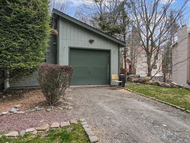 7924 Sleepy Hollow Dr, Tobyhanna, PA 18466 - garage featuring driveway