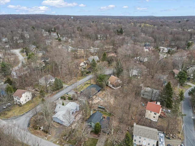 7924 Sleepy Hollow Dr, Tobyhanna, PA 18466 - bird's eye view with a residential view and a forest view
