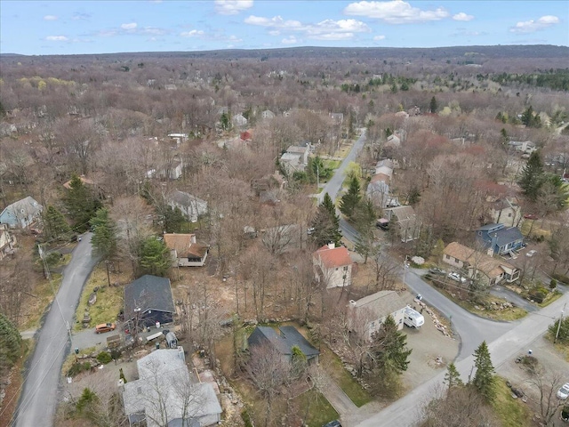 7924 Sleepy Hollow Dr, Tobyhanna, PA 18466 - bird's eye view featuring a view of trees and a residential view
