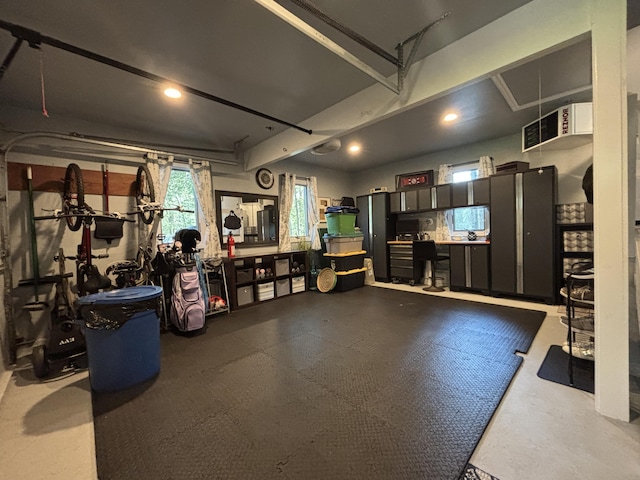 1161 Deer, Pocono Pines, PA 18350 - garage featuring recessed lighting