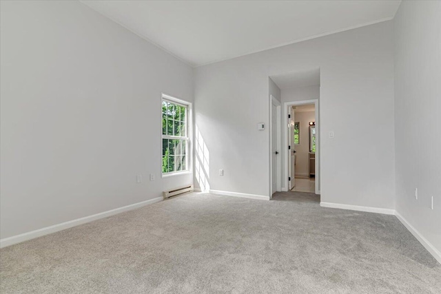 113 Dennis Ct, East Stroudsburg, PA 18301 - carpeted empty room with a baseboard radiator and baseboards
