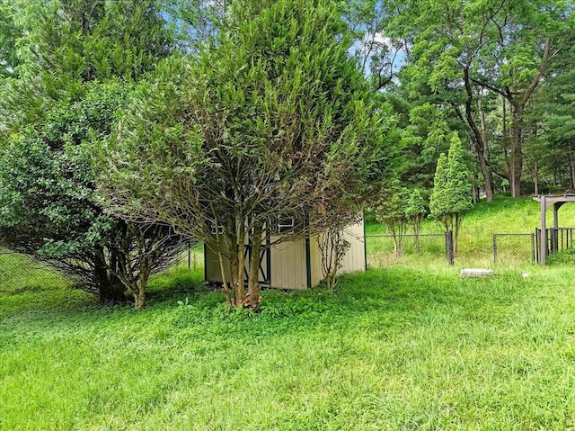 113 Dennis Ct, East Stroudsburg, PA 18301 - view of yard with a storage shed