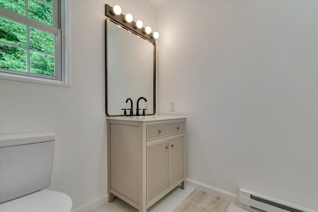113 Dennis Ct, East Stroudsburg, PA 18301 - bathroom with a baseboard radiator and vanity