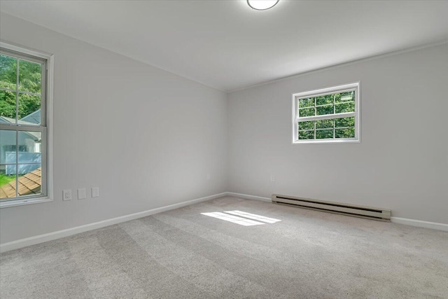 113 Dennis Ct, East Stroudsburg, PA 18301 - carpeted empty room featuring baseboard heating and healthy amount of natural light
