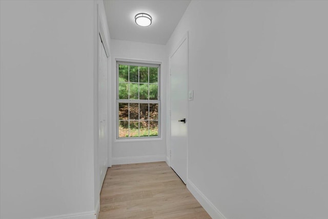 113 Dennis Ct, East Stroudsburg, PA 18301 - hall with light wood-style floors and baseboards