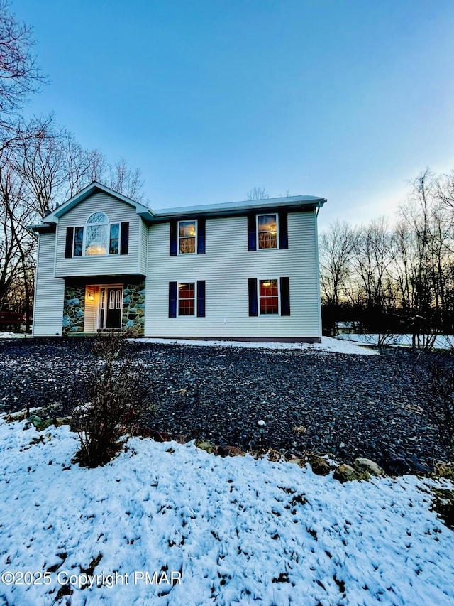 view of front of home