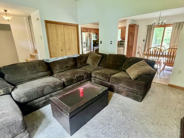 350 Brier Crest Rd, Blakeslee, PA 18610 - view of carpeted living room