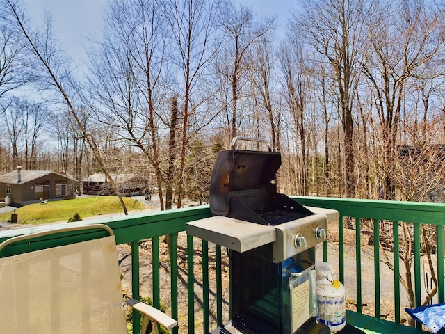 135 Tomhickon Trl, Pocono Lake, PA 18347 - view of wooden deck