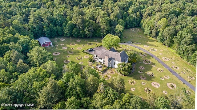 295 Hty Rd, Kunkletown, PA 18058 - aerial view of property and surrounding area featuring a heavily wooded area