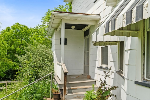 100 Mahoning Dr E, Lehighton, PA 18235 - view of exterior entry featuring board and batten siding