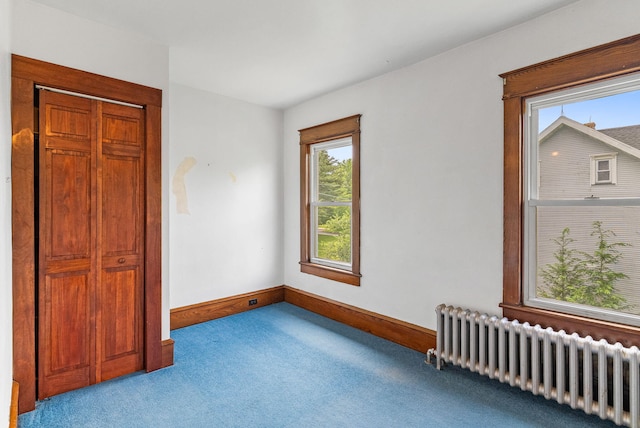 100 Mahoning Dr E, Lehighton, PA 18235 - spare room featuring radiator and carpet floors