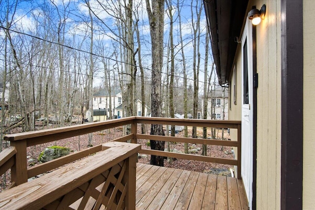 8062 Red Squirrel Dr, Tobyhanna, PA 18466 - view of deck