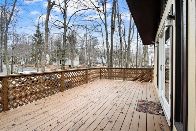 8062 Red Squirrel Dr, Tobyhanna, PA 18466 - view of wooden deck
