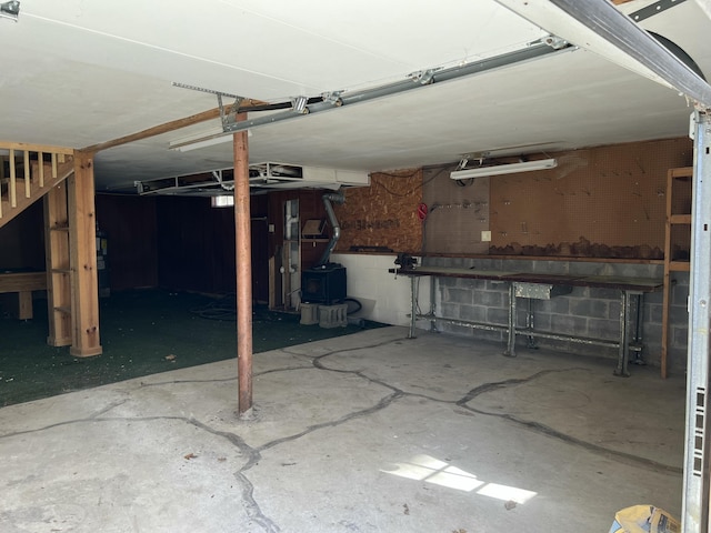 1227 Alder Rd, East Stroudsburg, PA 18302 - basement featuring a garage