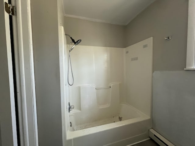 1227 Alder Rd, East Stroudsburg, PA 18302 - full bath with shower / bathtub combination and baseboard heating
