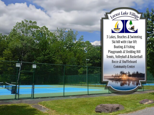 275 Selig Rd, Pocono Lake, PA 18347 - view of tennis court