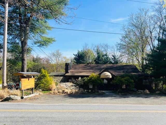 230 Sand Spring Rd, Cresco, PA 18326 - view of front of property with a chimney