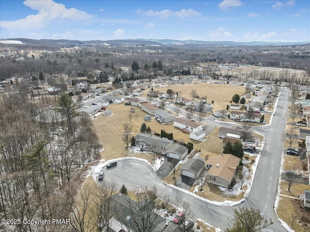 birds eye view of property featuring a residential view