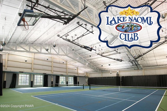 1109 Cedar Knoll Way, Pocono Pines, PA 18350 - view of tennis court