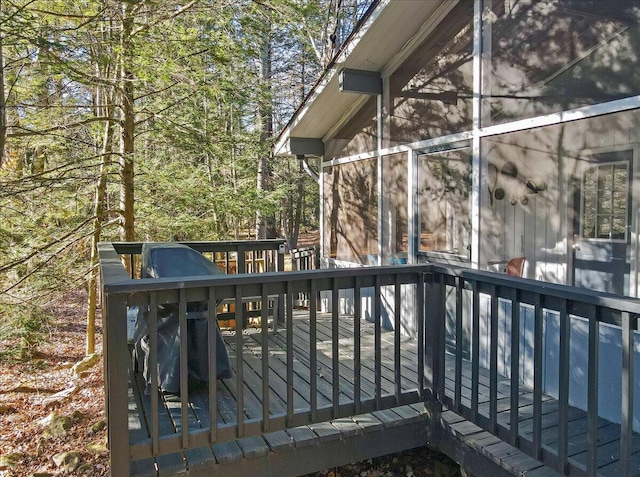 1109 Cedar Knoll Way, Pocono Pines, PA 18350 - view of deck