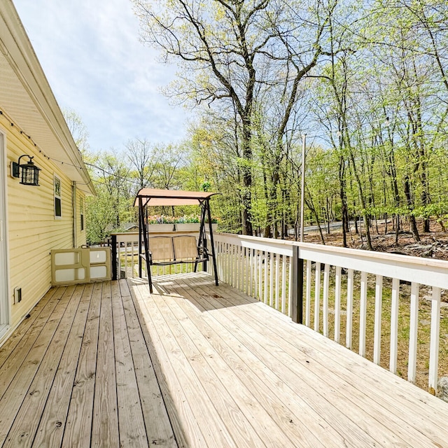 2236 Eagle Path, Bushkill, PA 18324 - view of wooden deck