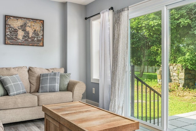 490 Richmond Rd, Bangor, PA 18013 - living room with plenty of natural light and wood finished floors