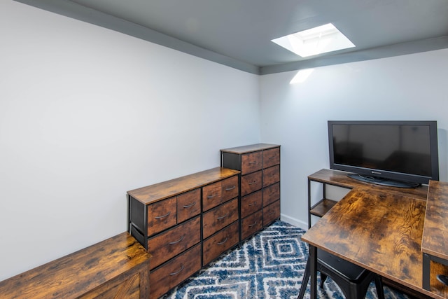 115 Squaw Trl, Pocono Lake, PA 18347 - home office with a skylight