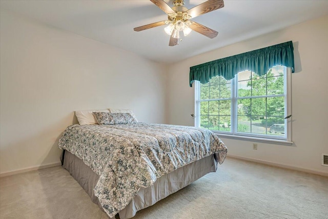 1319 Poulos Ct, Stroudsburg, PA 18360 - bedroom featuring light colored carpet and ceiling fan