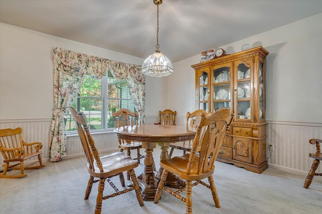 1319 Poulos Ct, Stroudsburg, PA 18360 - dining space featuring a chandelier and light carpet