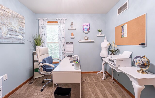 1154 Park Dr, East Stroudsburg, PA 18302 - office area with carpet floors and baseboards