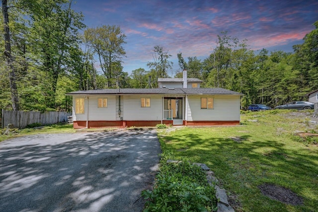 209 Cross St, Pocono Lake, PA 18347 - view of front of property with a chimney