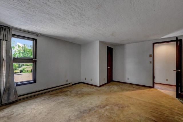 209 Cross St, Pocono Lake, PA 18347 - empty room with a textured ceiling, carpet floors, and baseboards