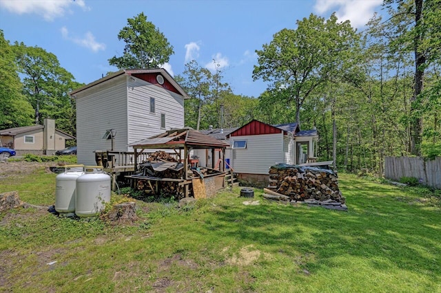 209 Cross St, Pocono Lake, PA 18347 - view of rear view of property