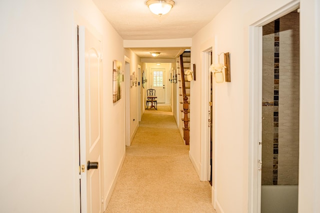 2735 Rte 390, Canadensis, PA 18325 - hallway featuring light colored carpet and baseboards