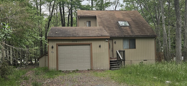 8934 Deerfield Rd, Tobyhanna, PA 18466 - view of front of house with roof with shingles, crawl space, and driveway