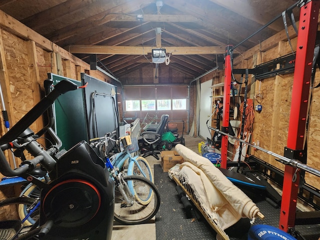 9 Theocritus Cir, Albrightsville, PA 18210 - garage featuring a garage door opener