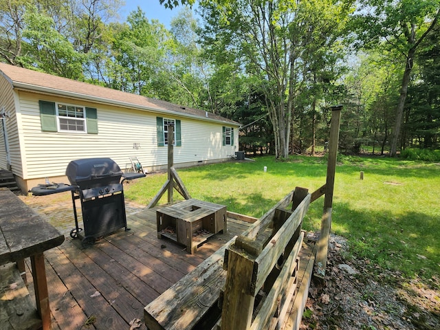 9 Theocritus Cir, Albrightsville, PA 18210 - deck with grilling area and a yard