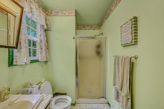 6163 Somers Ter, Tobyhanna, PA 18466 - full bath featuring a stall shower and toilet