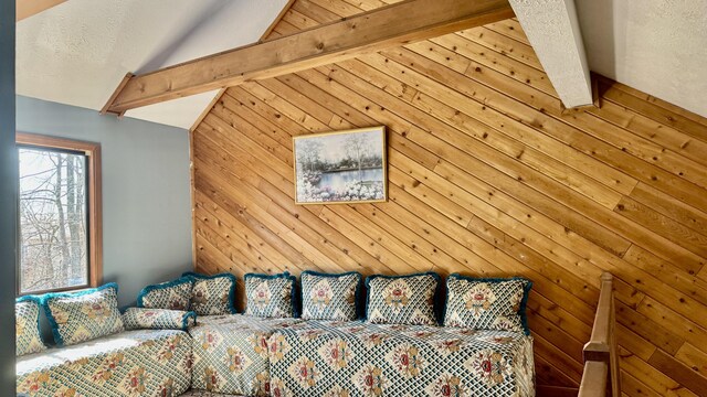 1905 Horseshoe Bnd, Tobyhanna, PA 18466 - bedroom with wood walls