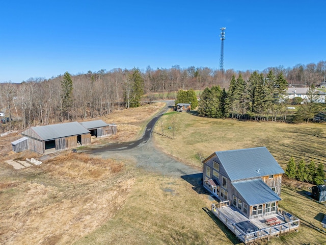 drone / aerial view
