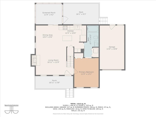 1237 Brentwood Dr, East Stroudsburg, PA 18301 - floor plan / room layout