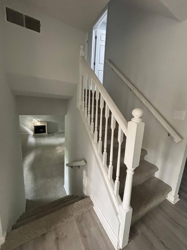 2754 Hedgerow Ln, Stroudsburg, PA 18360 - stairs featuring wood finished floors