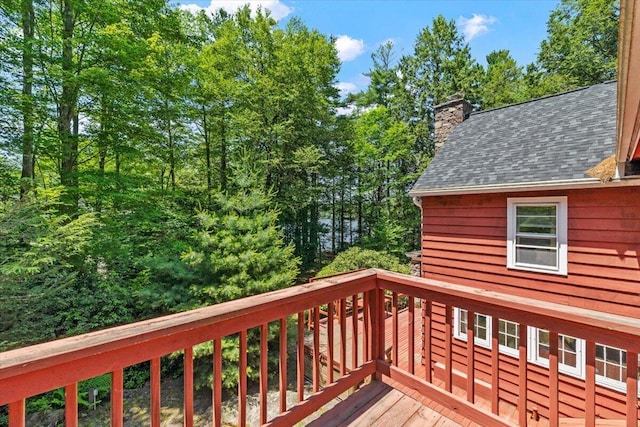 105 Waygood Way, Pocono Pines, PA 18350 - view of wooden deck