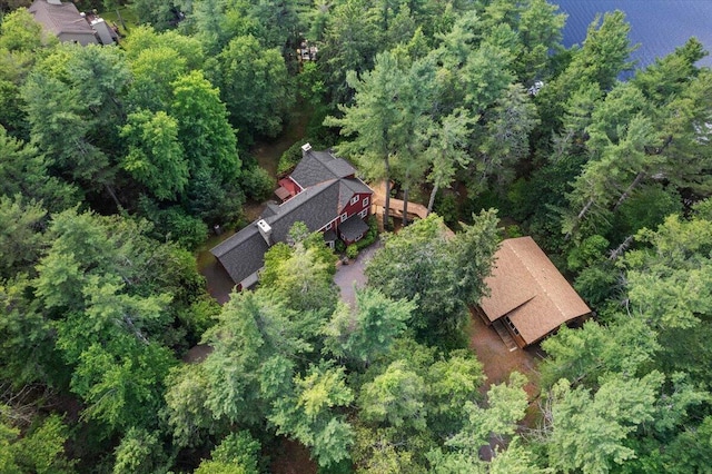105 Waygood Way, Pocono Pines, PA 18350 - aerial overview of property's location featuring a heavily wooded area