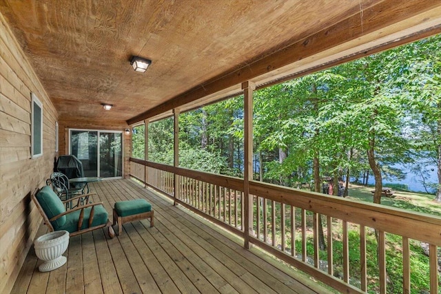 105 Waygood Way, Pocono Pines, PA 18350 - view of wooden deck