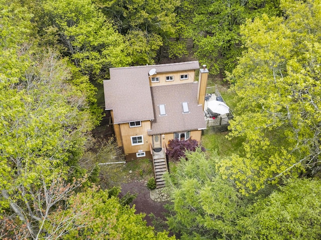 205 Victory Ln, Long Pond, PA 18334 - aerial view of property and surrounding area featuring a forest