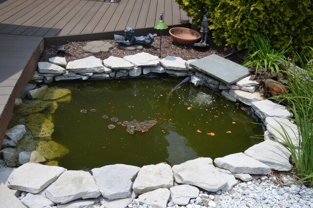 1618 Kickapoo Ter, Effort, PA 18330 - exterior view of a small pond