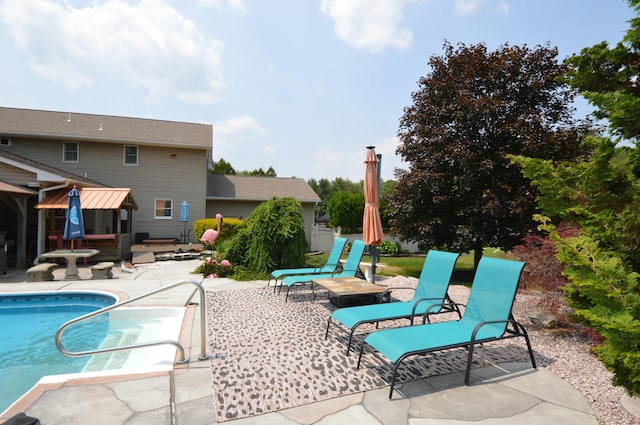 1618 Kickapoo Ter, Effort, PA 18330 - outdoor pool featuring a patio area