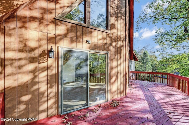 view of deck