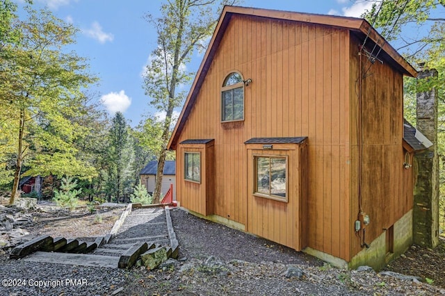 view of side of property